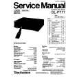 TECHNICS SLP777 Service Manual cover photo