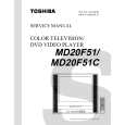 TOSHIBA MD20F51 Service Manual cover photo