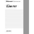PIONEER DJM-707/WAXJ Owner's Manual cover photo