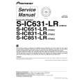 PIONEER S-IC631-LR/XTM/UC Service Manual cover photo