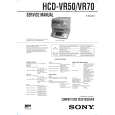 SONY HCDVR50 Service Manual cover photo