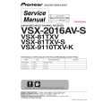 PIONEER VSX2016 Service Manual cover photo