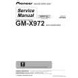 PIONEER GM-X972 Service Manual cover photo