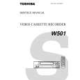 TOSHIBA W501 Service Manual cover photo