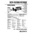 SONY DCRVX2000 Service Manual cover photo