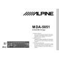 ALPINE MDA5051 Owner's Manual cover photo