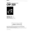 SONY CRF-320 Owner's Manual cover photo