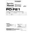 PIONEER PDF21 Service Manual cover photo