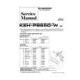 PIONEER KEHP8650W ES Service Manual cover photo