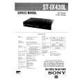 SONY STJX430L Service Manual cover photo