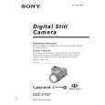 SONY DSCF707 Owner's Manual cover photo