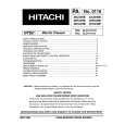 HITACHI 36FX49B Owner's Manual cover photo