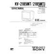 SONY KV1485G Service Manual cover photo