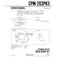SONY CPM203PK3 Service Manual cover photo
