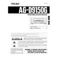 TEAC AG-D9150G Owner's Manual cover photo