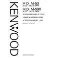 KENWOOD M50/X MIDI Owner's Manual cover photo