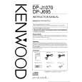 KENWOOD DPJ1070 Owner's Manual cover photo