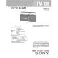 SONY CFM130 Service Manual cover photo