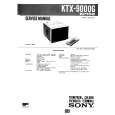 SONY KTX9000 Service Manual cover photo