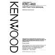 KENWOOD KRC460 Owner's Manual cover photo