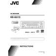 JVC KD-G312B Owner's Manual cover photo
