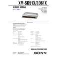 SONY XMSD51X Service Manual cover photo