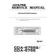 ALPINE CDA-5755 Service Manual cover photo