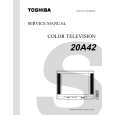 TOSHIBA 20A42 Service Manual cover photo