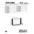 SONY KVC2501A Service Manual cover photo