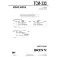 SONY TCM333 Service Manual cover photo