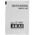 AKAI AP-001C Service Manual cover photo