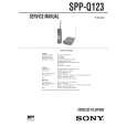 SONY SPPQ123 Service Manual cover photo