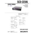 SONY SCDCE595 Service Manual cover photo