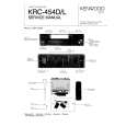 KENWOOD KRC-454D Service Manual cover photo