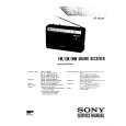SONY ICF6500W Service Manual cover photo