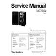 TECHNICS SB-2170 Service Manual cover photo