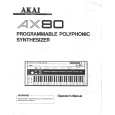 AKAI AX80 Owner's Manual cover photo