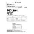 PIONEER PD004 Service Manual cover photo