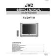 JVC AV20F704 Service Manual cover photo