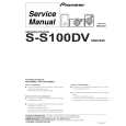 PIONEER S-S100DV/XMD/EW Service Manual cover photo