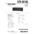 SONY STRDE185 Service Manual cover photo