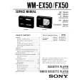 SONY WMEX50 Service Manual cover photo