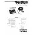 SONY TTS4000 Service Manual cover photo