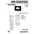 SONY WMEX550 Service Manual cover photo