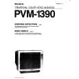 SONY PVM1390 Owner's Manual cover photo