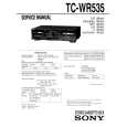 SONY TC-WR535 Service Manual cover photo