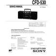 SONY CFD-530 Service Manual cover photo