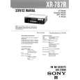 SONY XR787R Service Manual cover photo
