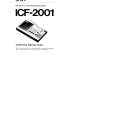 SONY ICF-2001 Owner's Manual cover photo