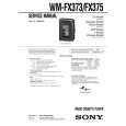 SONY WMFX373 Service Manual cover photo